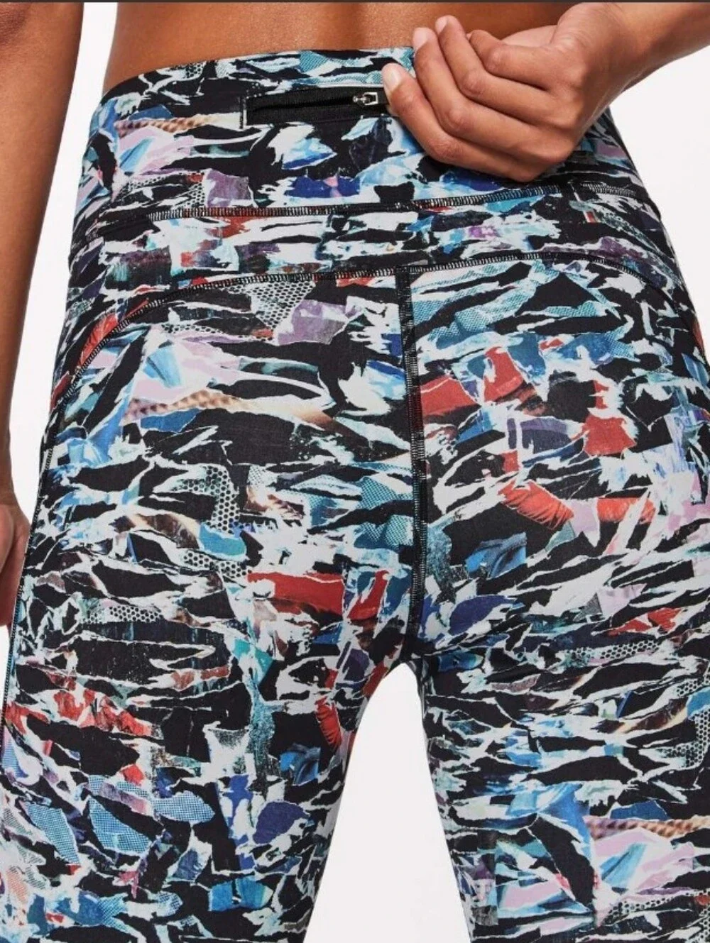 Size 6 Lululemon Leggings Break Free Culture Clash Athletic Leggings